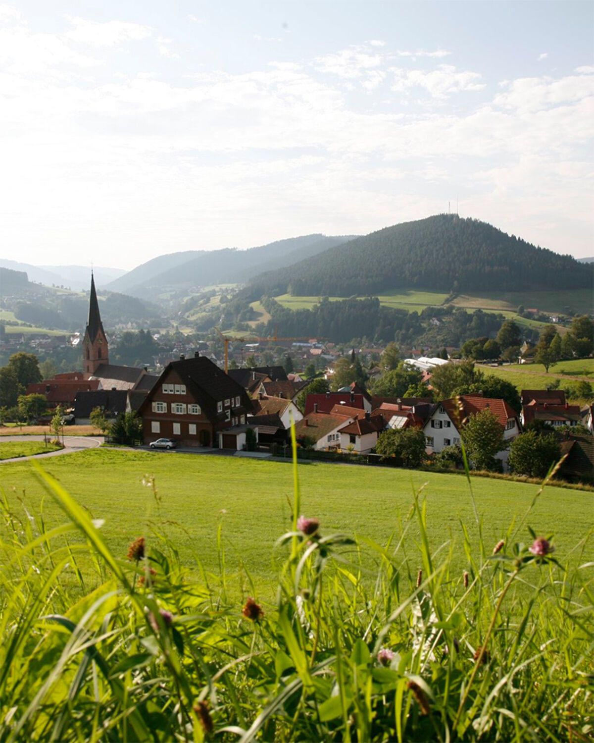 Blick auf das Dorf